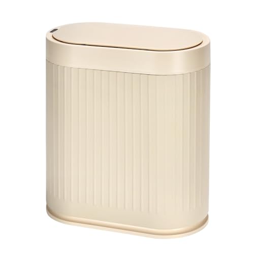 La Mejor Lista de Bote de basura moderno , tabla con los diez mejores. 42 SYNCVIBE - Bote de basura automático para baño con tapa de 7.5 litros, cubo de basura inteligente de 2 galones, bote de basura de plástico estrecho con sensor de movimiento...