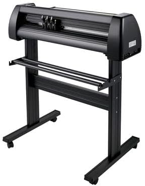 Happybuy 28-Inch Vinyl Cutter Machine, LCD Display Plotter, Adjustable Double-Spring Pinch Rollers, Sign Cutting Plotter with Signmaster Software for Design and Cut