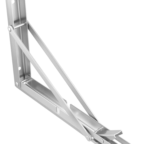 Support d'étagère murale en acier inoxydable durable charge 120 kg