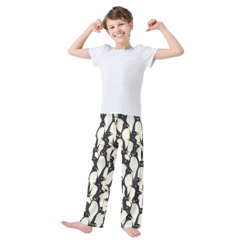 Pajama Bottoms, Pajamas Pant Cartoon Penguins Lounge Wear Casual Sleep Long Pants Soft Pjs Sleepwear2