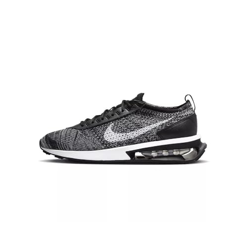 Nike Air Max Flyknit Racer Hommes Running Trainers DJ6106 Sneakers Chaussures (UK 10.5 US 11.5 EU 45.5, Black White 001)