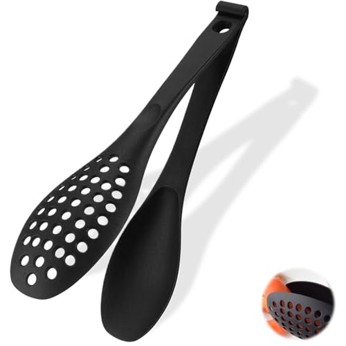 1 pezzo 28 cm pinza per alimenti, pinza per cucina, pinza per alimenti in nylon, pinza per barbecue, pinza per ghiaccio, combinabile e rimovibile