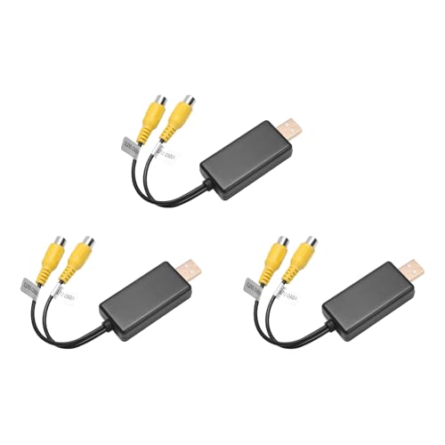Adaptador de salida de vídeo USB a CVBS para monitor de coche y radio multimedia Android A