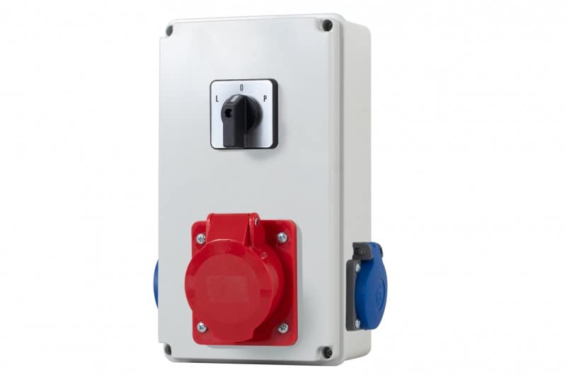 RSE OCIB Rozdzielacz bębna budowlanego, 17. CEE 16A 5P, 2x230V, L/R (16A)
