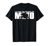 Motociclista La Vida Es Mejor En Moto Motorista Motero Camiseta