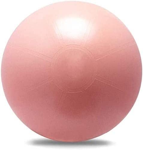 Pelota de yoga coral de 55cm ideal para entrenar en la oficina y casa