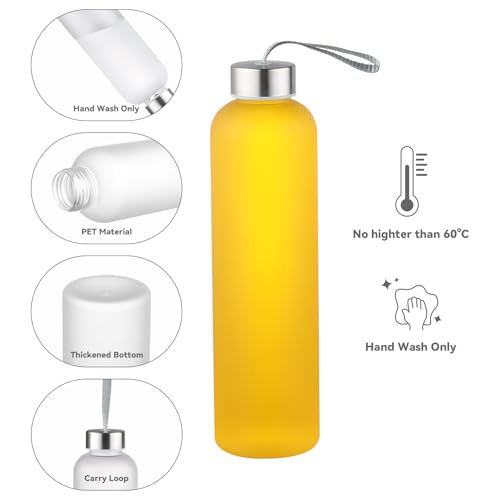 Bouteilles d'eau réutilisables écologiques novelinks plastique givré 790 ml