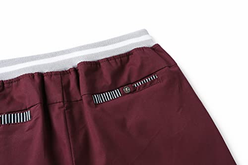 Image of Tansozer Men's Shorts Casual Classic Fit Drawstring Summer Beach Shorts with Elastic Waist and Pockets