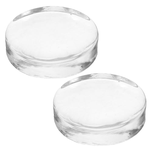 Ipetboom 2 piezas Peso para Tarro de Fermentación de Vidrio Piedra Pesada Redonda Natural de Accesorio para Fermentación Casera de Encurtidos Repuesto para Frascos Estándar de Boca Ancha