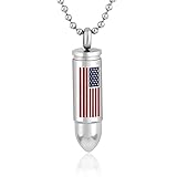 CODEKALA Snuff Necklace Kit - Stainless Steel Bullet Pendant, Mini Metal Funnel, Small Spoon Ring -...