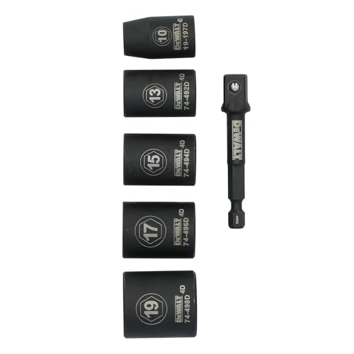 [AC] $13.78 | 6-Pc DeWALT 3/8" Metric Impact Socket Set - image 3