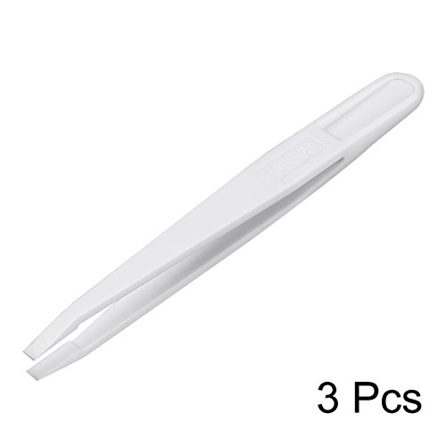 Sourcing map Bianco in plastica morbida punta