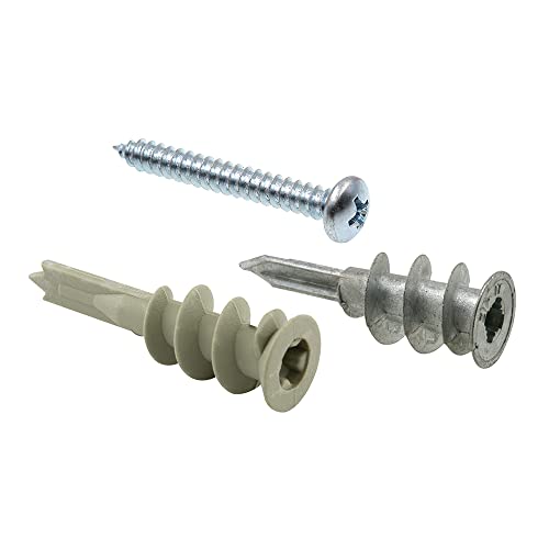 Zip-It pared 8 kit resistente de zinc y anclas de nailon para colgar 2