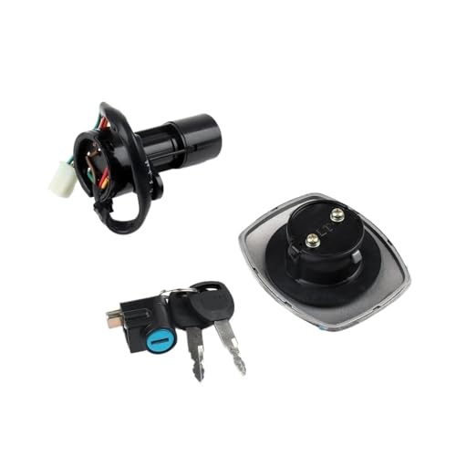 Ensemble contacteur d'allumage de rechange et clé de bouchon carburant pour moto Suzuki GS 125