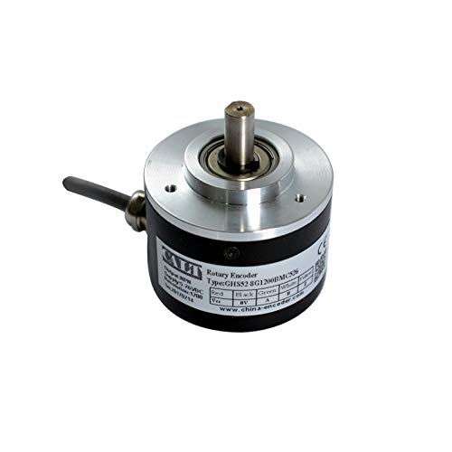 CALT 52 mm optischer Encoder, 8 mm, solider Schaft, 5–26 V Gleichstrom ...