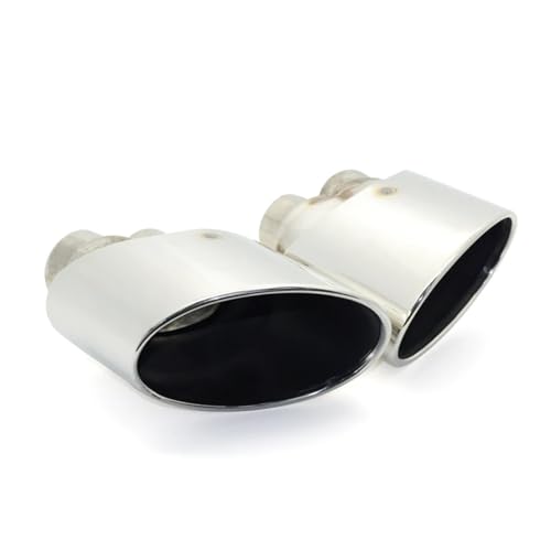 Embout d'échappement ovale argent pour système double RS et S
