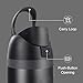 Ruzkq Replacement Lid for Owala Freesip, Compatible with Owala Cup 16oz 24oz 32oz 40oz, One Button Water Bottle Top Lid Replacement Accessory, Leakproof, BPA-Free, Black