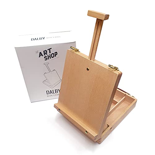 Chevalet en bois Dalby pour artistes : support réglable en hêtre naturel - 2