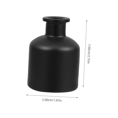 2 piezas de botellas difusoras de vidrio vintage recargables miniatura 2