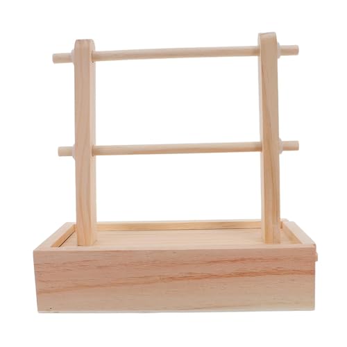 Support à bois double pour pelotes et boîte de rangement aiguilles couture - 2