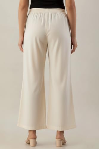 Image of Moirai Super Soft Viscose Rayon Palazzo Pants for Women Relaxed & Regular Fit Solid Palazzo for Women & Girls Casual Ethnic Wear