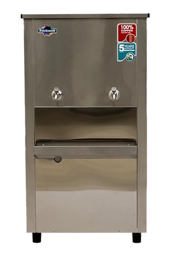 Rockwell 80L Stainless Steel Water Cooler (RWCSS 4080A) - Energy Efficient, 2 Faucets for Cold Water, 1-Year Comprehensive Warranty, 5-Year Cooling Coil Warranty, 100% Copper Cooling Coil (B0CRTXGJ6Y) Amazon Price History, Amazon Price Tracker