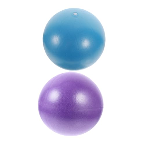 Milisten 2 Piezas Pelota de Gimnasia Bola de Yoga Bola de Pilates para tonificar Bolas de Ejercicio Pelota de Ejercicio con Peso Silla de Yoga Gran Pelota de Yoga de polivinilo