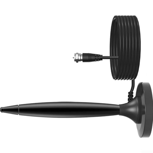 Digital HD Indoor/Outdoor TV Antenna, Works with For Car/RV and For Smart TVs, Supports DVB T/T2, ISDB T, DMB T/H, and ATSC Signals