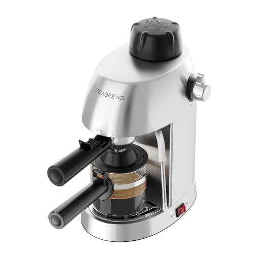 CASABREWS 3.5 Bar 4 Cup Espresso Cappuccino Machine with Milk Frother