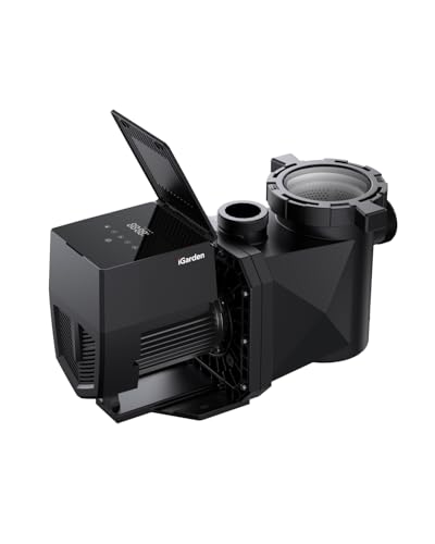 iGarden Swim Jet P Series, 7140 GPH Inverter Counter Current Swimming System with 5 Wave Modes, Swim Jet Machine for Inground Pools, Training or Fun, Full Touchscreen, App Control