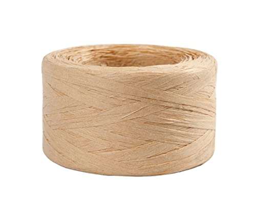 Paper Raffia Raffia L 100 m W 7-8 mm Beige