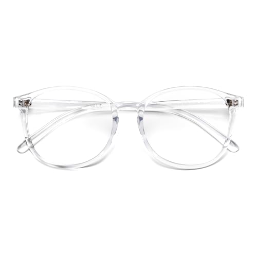 Image of Blue Light Blocking Glasses for Women Men, Square Thick Frame Anti Eyestrain & UV Glare JF6218