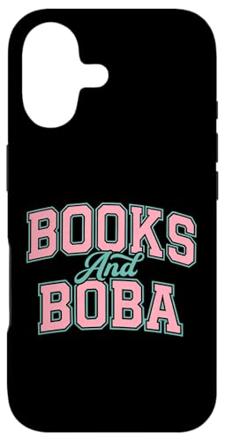 Books And Boba Design Cozy Reading Aesthetic Book Lover Boba �X�}�z�P�[�X iPhone 17 �p