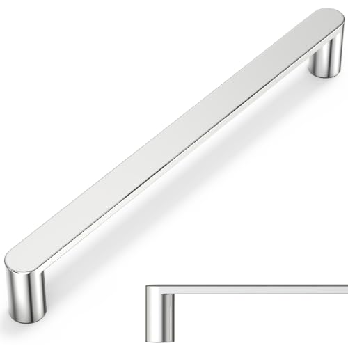 Amerdeco 10 Pack ZH0005PN Polished Nickel Cabinet Pulls 6.3"