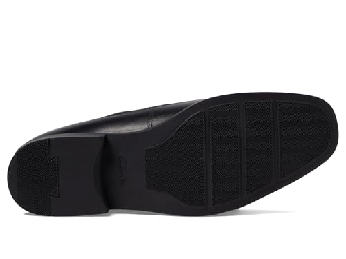 Clarks Herren Kippfrei Slipper, Schwarz Black Leather, 40 EU Weit – Ansicht 4