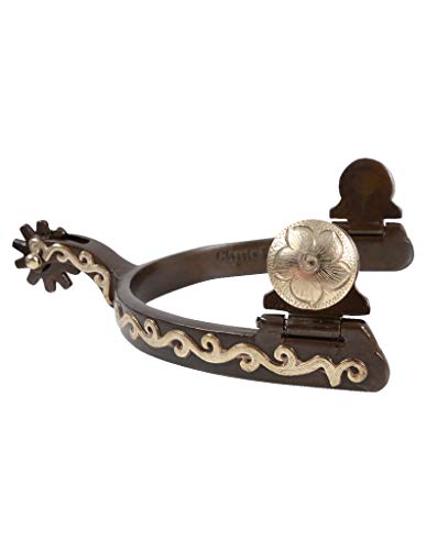 Showman Stainless Steel Humane Blunt End Shank Equestrian Training Spurs Adult