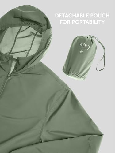Image of XYXX Men's UV Protection SunScreen Parka Jacket | Sun & Pollution Protection Clothing | Lightweight and Quick Dry with UPF 50+ Protection for Outdoors