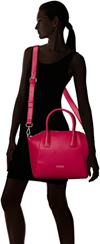 Guess - Isabeau Medium Satchel, Borsa a mano Donna...