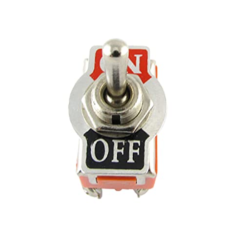 Ruilogod AC 250V 15A ON/OFF 2 POSICIONES 6 TERRIENTES DE TORNILLO TERMINERA CAMPO