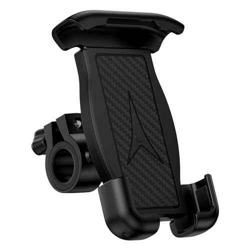 Image of FiveBox 1Pack Bike Bicycle Cell Phone Holder, Biking Cycle Handlebar Smartphone Mount for Ebike, Road Bike, Mountain Bike, Electric Scooter, Motorcycle, Comapatible iPhone, Samsung