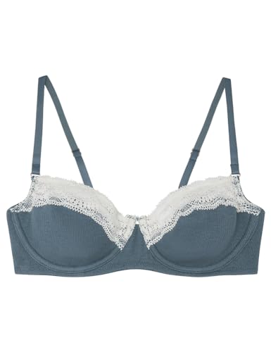 Women'secret Pretty Sujetador Balconette algodón Verde, 90B para Mujer