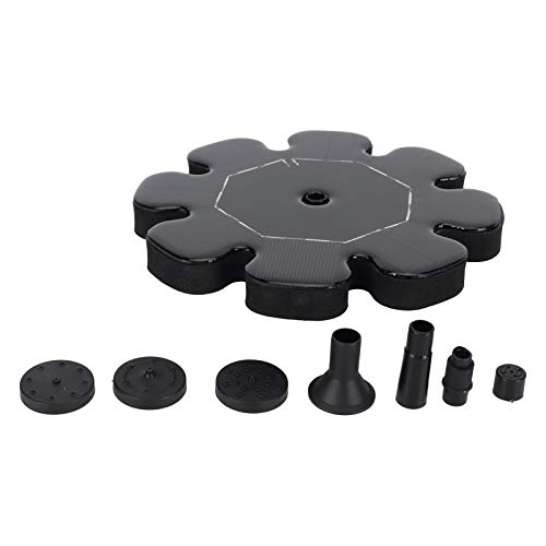 Floating Solar Powered Water Fountain Pump Kit for Outdoor Garden Decor