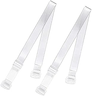 حمالات صدر شفافة غير مرئية – دعم مريح وثبات مثالي للملابس المكشوفة - حمالة برا شفافة - مانع للأنزلاق قابلة للتعديل قياس حر- طقم واحد النساء