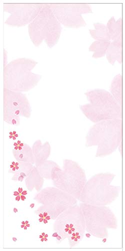 【Amazon.co.jp 限定】和紙かわ澄 さくら和紙 金封 万円袋 封筒 奉書紙 5枚入 桜吹雪