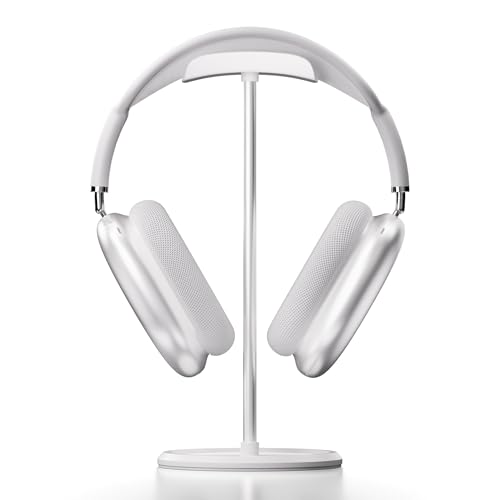 NQQNQQ Headphone Stand【1PACK】 Headphone Holder with Storage Tray Compatible for Max Pro, Beats, Bose and Most Gaming Headphones. 【No Tools Required】 YO-2 (White) - image 6