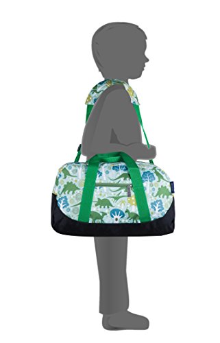Wildkin Kids Overnighter Duffel Bags For Boys & Girls, Perfect For Sleepovers And Travel Duffel Bag For Kids, Carry-On Size & Ideal For School Practice Or Overnight Travel Bag (Dinomite Dinosaurs) #TOP4