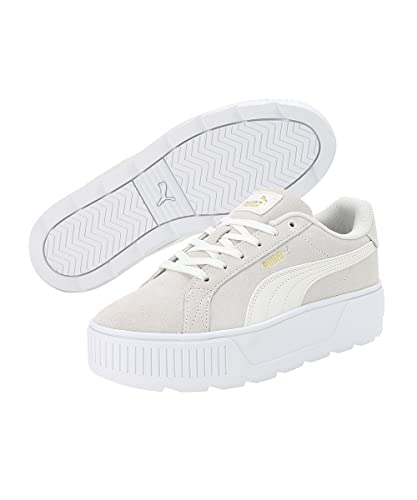 PUMA Puma Womens Karmen Sneaker, Vaporous Gray-Vaporous Gray, 4 UK