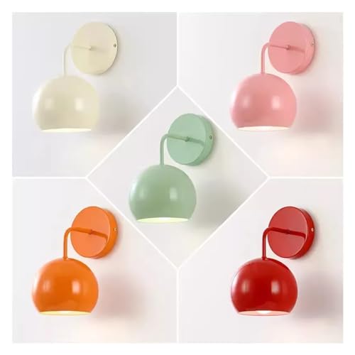 Luces para cabecera de estilo nórdico naranja con iluminación LED cálida 3