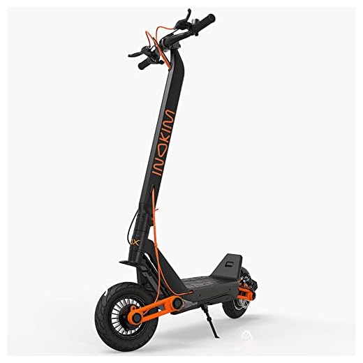 INOKIM OX Electric Scooter Adults 1000W (1300W Max) Motor, 37 Mile Range, 31 MPH, 10" 6 Light System Air Filled Tires, Front & Rear LED Light, Foldable (OX)