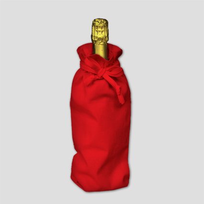 Bags-N-Aprons Red Wine Bottle Covers, Drawstring Bags,